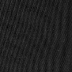 Greatstore Stínící plachta oxfordská látka obdélníková 2,5 x 5 m černá