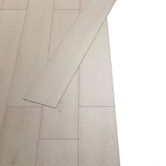 Greatstore Samolepicí podlahová krytina PVC 5,21 m2 2 mm dub hnědý