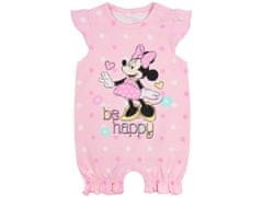 sarcia.eu Růžový romper s barevným vzorem Minnie Mouse 0-3 m 62 cm