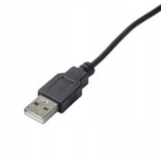 Akyga Napájecí kabel USB zástrčka 5,5 x 2,1 mm 0,8 m