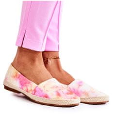 Dámské espadrilky Slip-On Pink and Yellow velikost 38