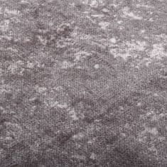 Greatstore Koberec pratelný šedý 400 x 300 cm protiskluzový