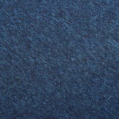Petromila Kobercové podlahové dlaždice 20 ks 5 m² 50 x 50 cm tmavě modré