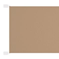 Greatstore Vertikální markýza taupe 60 x 360 cm oxfordská látka