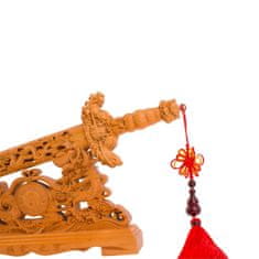 Feng shui Harmony Ručně vyřezávaný meč z broskvového dřeva