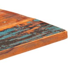 Vidaxl Hranatá stolní deska 60×60cm 25–27 mm masivní recyklované dřevo