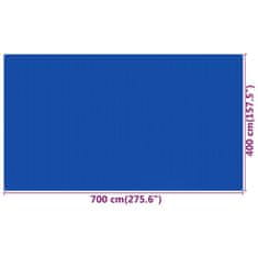Greatstore Koberec do stanu 400 x 700 cm modrý HDPE