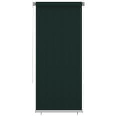 Greatstore Venkovní roleta 100 x 230 cm tmavě zelená HDPE