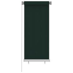 Greatstore Venkovní roleta 60 x 140 cm tmavě zelená HDPE