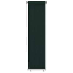 Greatstore Venkovní roleta 60 x 230 cm tmavě zelená HDPE