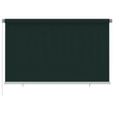 Greatstore Venkovní roleta 240 x 140 cm tmavě zelená HDPE