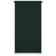 Greatstore Venkovní roleta 120 x 230 cm tmavě zelená HDPE