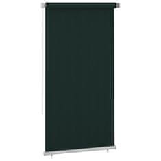 Greatstore Venkovní roleta 120 x 230 cm tmavě zelená HDPE