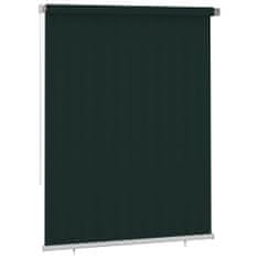 Greatstore Venkovní roleta 180 x 230 cm tmavě zelená HDPE