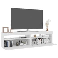 Greatstore TV skříňky s LED osvětlením 2 ks bílé 75 x 35 x 40 cm