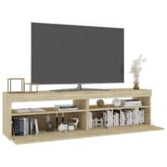 Vidaxl TV skříňky s LED osvětlením 2 ks dub sonoma 75 x 35 x 40 cm