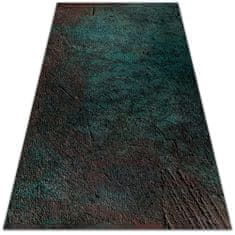 Kobercomat.cz Vinylový koberec Zelená hnědá betonová 140x210 cm