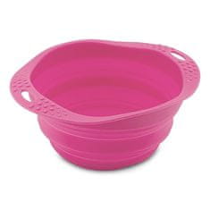 Miska pro psa, cestovní, BecoBowl Travel-pink M, EKO