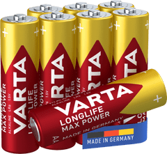 Varta Baterie Longlife Max Power 6+2 AA 4706101448