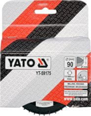 YATO Rotační rašple frézovací 90 mm