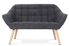 Relaxační sedačka YSTAD — masiv, šedá, nosnost 150 kg