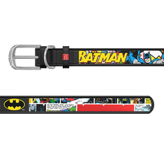 WAUDOG obojek kožený DC Batman komiks (37-48cm/2,5cm)