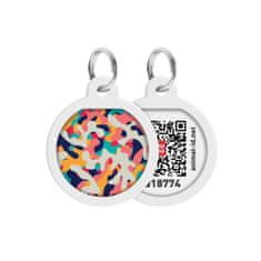 WAUDOG chytrá ID známka s QR tagem Multicolor camo