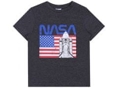 sarcia.eu Tmavě šedé chlapecké tričko NASA 8 let 128 cm