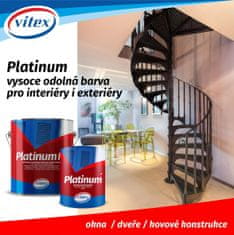 Vitex Platinum - Bílý lesk (2,5 litrů) - kvalitní email na dřevo i kov