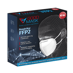 Good mask s.r.o. Respirátor FFP2 bílý 10ks