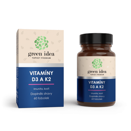 GREEN IDEA VITAMÍNY D3 a K2