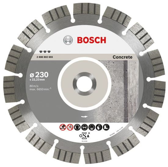 Bosch Diamantový kotouč 350X25,4 Seg Concrete