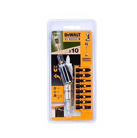 DeWalt Sada bitů 10Cz. Torzní + 20` otočná rukojeť