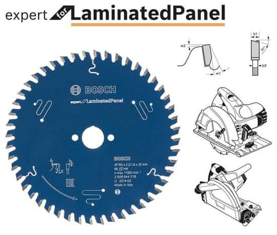 Bosch BOSCH KRUHOVÁ PILA LAMINOVANÝ PANEL EXPERT 190x30m