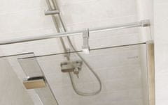 CERSANIT Sprchové dveře s panty crea 120x200, levé, čiré sklo (S159-003)
