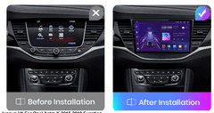Junsun Android Autorádio Opel Astra K 2015 - 2019 s GPS navigací, WIFI, USB, Bluetooth - Handsfree, 2din rádio Opel Astra J 2010 2011 2012 2013 2014 Kamera zdarma