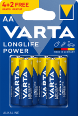 Varta Baterie Longlife Power 4+2 AA 4906121436