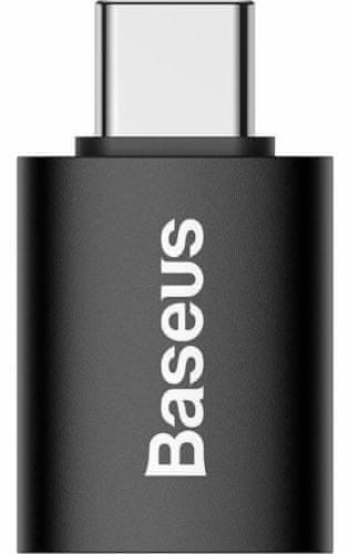 BASEUS Ingenuity mini OTG redukce USB-C samec na USB-A samice 3.1, černá (ZJJQ000001)