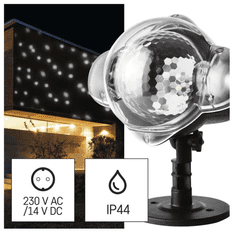 Emos LED dekorativní projektor – padající vločky DCPC03