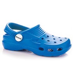 3Kamido CROCO chlapecké pantofle, dívčí pantofle, dětské pantofle, dřeváky, pantofle do bazénu, ve velikostech 24 - 36 EU, různé barvy, modré, 26