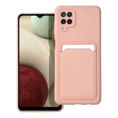 FORCELL Obal / kryt na Samsung Galaxy A12 růžový Forcell CARD CASE