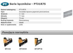 Bostitch Hřebíky Pt 33` 3,1 X 75Mm kroužek 2200 ks.