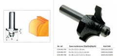 Noah CONDOR FREZ DO DREWNA, DO ZAOKRĄGLEŃ Fi=32 9,52 x 16mm TRZPIEŃ 8mm Z ŁOŻYSKIEM