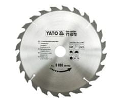 YATO YATO PIŁA TARCZOWA WIDIOWA 250x30mm 24-ZĘBY 6070