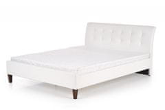 Halmar Čalouněná postel Samara 160x200 dvoulůžko bílá