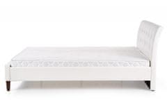 Halmar Čalouněná postel Samara 160x200 dvoulůžko bílá
