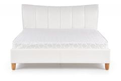 Halmar Čalouněná postel Sandy 160x200 dvoulůžko bílá