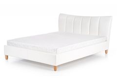 Halmar Čalouněná postel Sandy 160x200 dvoulůžko bílá