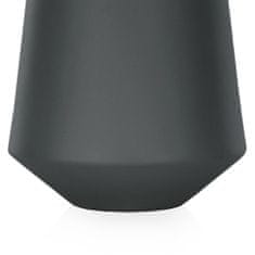 Keramická váza Burmilla černá, velikost 12,5x12,5x22,5