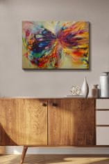 Hanah Home Obraz Motýl 70x50 cm vícebarevný